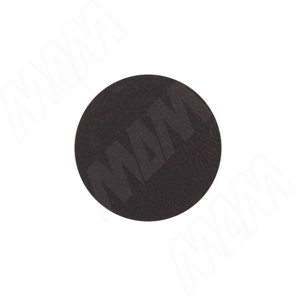Заглушка самоклеящаяся, D20 мм, Антрацит, шагрень (Kr 0164), 54 шт.