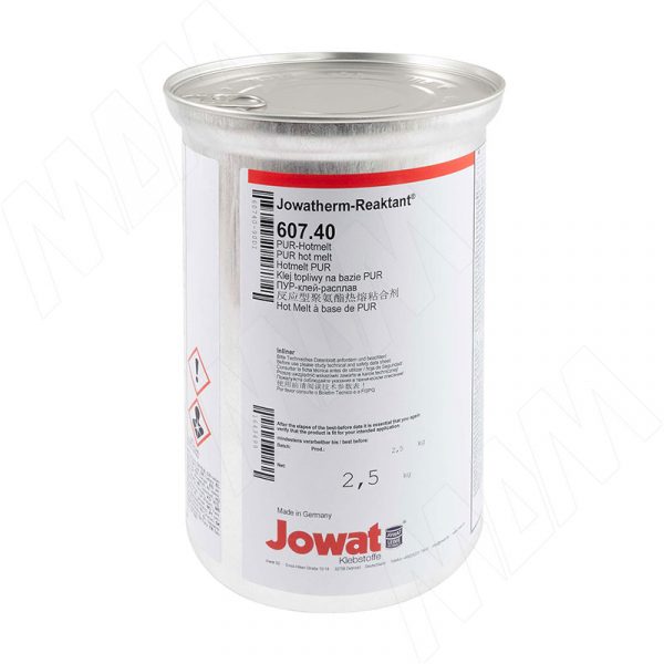 JOWATHERM-REAKTANT Клей-расплав 607.40, ПУР, 130-150°С, бежевый, 2,5 кг