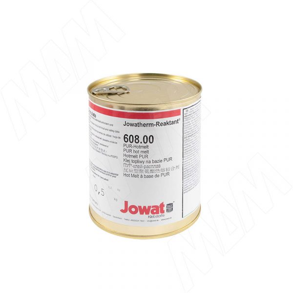 JOWATHERM-REAKTANT Клей-расплав 608.00, ПУР, 100-120°C, желто-опаковый, 0,5 кг